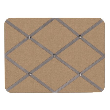 United Visual Products Slim Enclosed Corkboard, 36"x48", White Alum Frame/Pearl UVEB3648-WHITE-PEARL